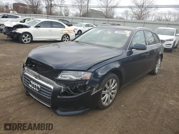 2010 Audi A4 2.0T Premium Plus with VIN WAUWFAFL0AA070364, listed as a Copart auction lot 53950565 with 0 mi miles and Clean Title. Bid and sale history available at carsss.com. Image 1.