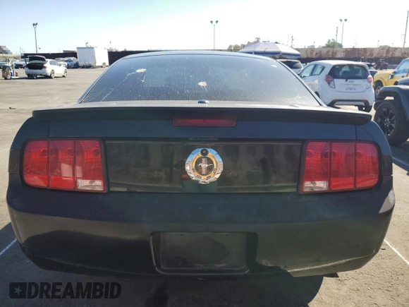 2008 Ford Mustang Deluxe with VIN 1ZVHT80N185141787, listed as a Copart auction lot 46249105 with 246,527 mi miles and Salvage title. Bid and sale history available at DreamBid. Image 6.