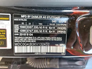 2019 Mercedes-Benz GLC 300 with VIN WDC0G4JB3KV132432, listed as a Copart auction lot 64613705 with 155,249 mi miles and Clean title. Bid and sale history available at DreamBid. Image 13.