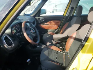 2014 FIAT 500L Trekking with VIN ZFBCFADH8EZ013585, listed as a Copart auction lot 76193764 with 0 mi miles and Salvage Title. Bid and sale history available at carsss.com. Image 7.