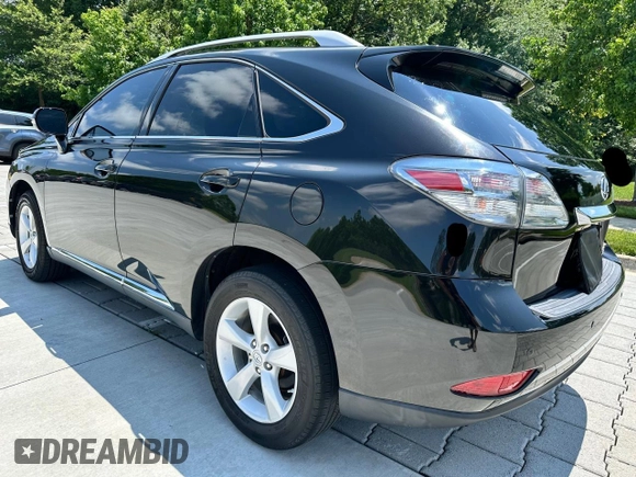2012 Lexus RX 350 with VIN 2T2BK1BA5CC140680, listed as a Copart auction lot 63165185 with 120,860 mi miles and Clean title. Bid and sale history available at DreamBid. Image 3.