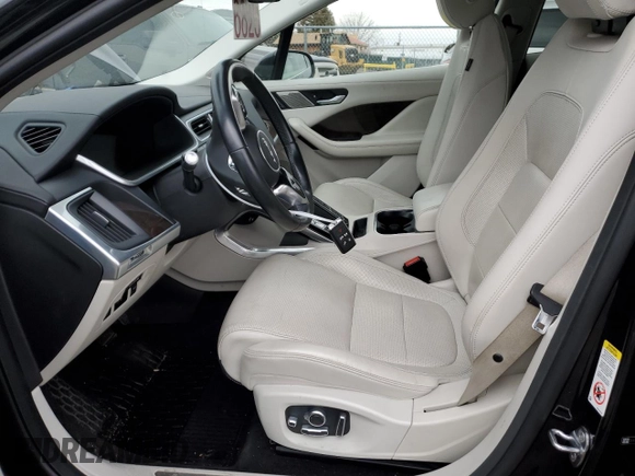 2019 Jaguar I-Pace HSE with VIN SADHD2S13K1F61760, listed as a Copart auction lot 89027055 with 46,924 mi miles and Salvage title. Bid and sale history available at DreamBid. Image 7.