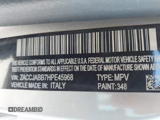 2017 Jeep Renegade Latitude z VIN ZACCJABB7HPE45968, wystawiony jako IAAI lot #42270780 z przebiegiem 99 437 mil mil oraz . Historia ofert i sprzedaży dostępna na DreamBid. Obrazek 9.