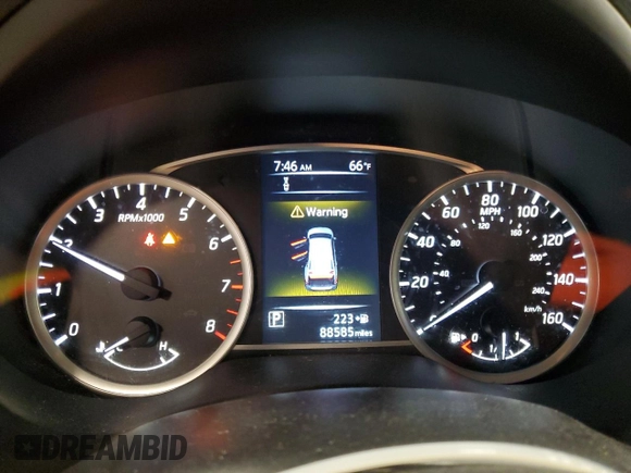 2018 Nissan Sentra SR with VIN 3N1AB7AP9JY214675, listed as a Copart auction lot 53958805 with 88,585 mi miles and Salvage Title. Bid and sale history available at DreamBid. Image 9.