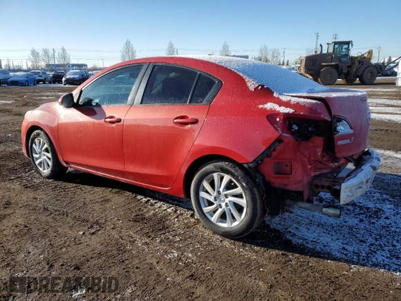 2012 Mazda 3 i Touring with VIN JM1BL1V79C1604043, listed as a Copart auction lot 48041555 with 196,248 mi miles and Salvage Title. Bid and sale history available at DreamBid. Image 2.