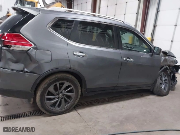 2016 Nissan Rogue SL with VIN 5N1AT2MT4GC850004, listed as a IAAI auction lot 41652721 with 200,650 mi miles. Bid and sale history available at carsss.com. Image 13.