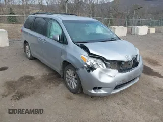 2015 Toyota Sienna Limited with VIN 5TDDK3DC6FS111465, listed as a IAAI auction lot 41698574 with 195,553 mi miles and . Bid and sale history available at DreamBid. Image 1.