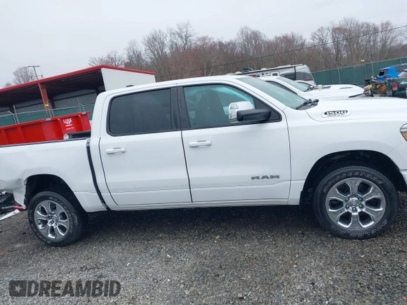 2020 Ram 1500 Big Horn with VIN 1C6SRFFT7LN407136, listed as a IAAI auction lot 41910266 with 21,703 mi miles. Bid and sale history available at carsss.com. Image 14.