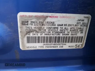 2012 Mitsubishi Lancer ES with VIN JA32U2FU8CU007244, listed as a Copart auction lot 79088464 with 152,562 mi miles and Salvage Title. Bid and sale history available at carsss.com. Image 12.