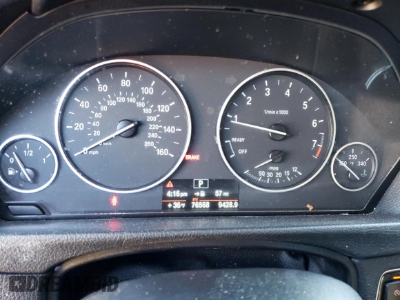 2014 BMW 3 Series GT 328i xDrive with VIN WBA3X5C54ED559089, listed as a Copart auction lot 45845995 with 76,568 mi miles and Salvage Title. Bid and sale history available at carsss.com. Image 9.
