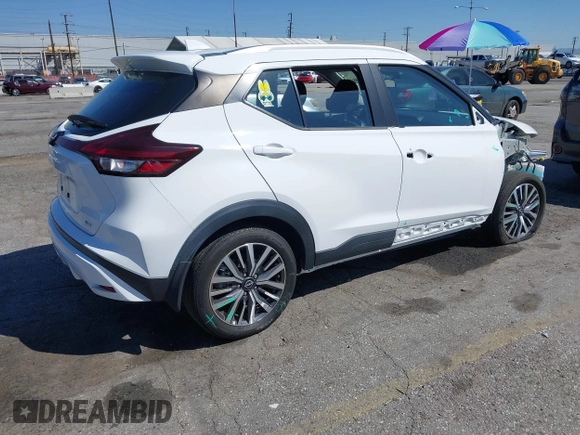 2022 Nissan Kicks SV with VIN 3N1CP5CVXNL496886, listed as a IAAI auction lot 41834899 with 23,395 mi miles and . Bid and sale history available at DreamBid. Image 4.