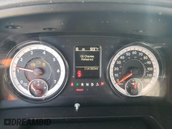 2020 Ram 1500 SLT with VIN 1C6RR6TT1LS111081, listed as a Copart auction lot 54366545 with 114,160 mi miles and Salvage title. Bid and sale history available at DreamBid. Image 9.