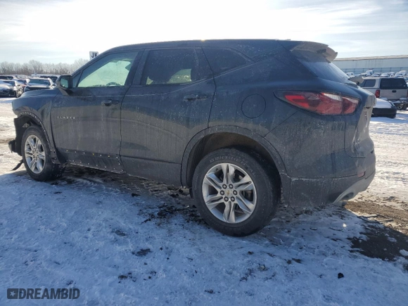 2020 Chevrolet Blazer LT with VIN 3GNKBCR45LS653003, listed as a Copart auction lot 42025925 with 54,839 mi miles and Salvage Title. Bid and sale history available at carsss.com. Image 2.