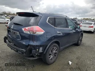 2016 Nissan Rogue SV with VIN 5N1AT2MT7GC844620, listed as a Copart auction lot 48819295 with 88,431 mi miles and Salvage Title. Bid and sale history available at carsss.com. Image 3.