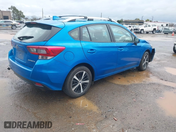 2023 Subaru Impreza Premium with VIN 4S3GTAV62P3707442, listed as a IAAI auction lot 41509344 with 25,489 mi miles and . Bid and sale history available at DreamBid. Image 4.