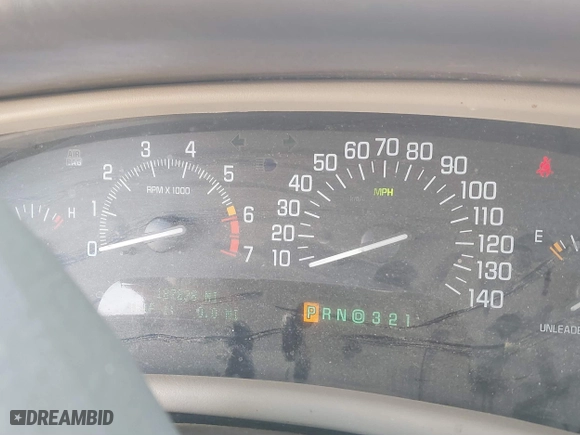 2002 Buick Park Avenue with VIN 1G4CW54K424239451, listed as a IAAI auction lot 41763215 with 187,228 mi miles. Bid and sale history available at carsss.com. Image 7.
