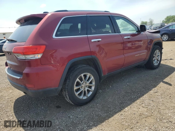 2014 Jeep Grand Cherokee Limited with VIN 1C4RJFBG7EC100846, listed as a Copart auction lot 60416575 with 216,468 mi miles and Salvage title. Bid and sale history available at DreamBid. Image 3.