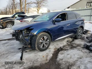 2020 Nissan Murano S with VIN 5N1AZ2AS8LN109086, listed as a Copart auction lot 48361675 with 63,004 mi miles and Salvage Title. Bid and sale history available at DreamBid. Image 1.