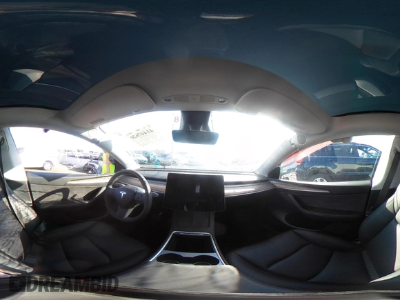 2024 Tesla Model Y Long Range with VIN 7SAYGDEE0RF209847, listed as a IAAI auction lot 41447620 with 7,646 mi miles and . Bid and sale history available at DreamBid. Image 18.