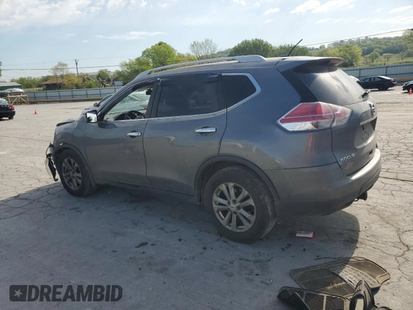 2014 Nissan Rogue SV with VIN 5N1AT2ML3EC794358, listed as a Copart auction lot 53094715 with 191,889 mi miles and Salvage Title. Bid and sale history available at carsss.com. Image 2.