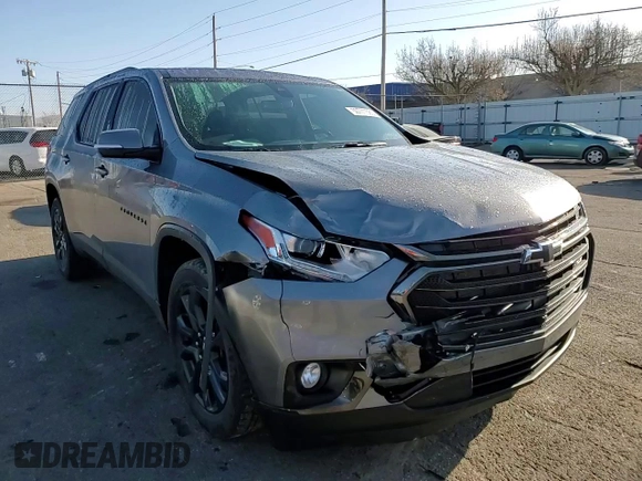 2021 Chevrolet Traverse RS with VIN 1GNERJKW2MJ173710, listed as a Copart auction lot 50771585 with 36,490 mi miles and Salvage Title. Bid and sale history available at carsss.com. Image 12.