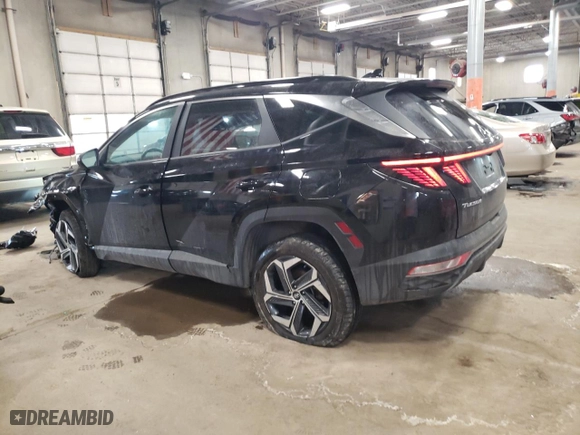 2022 Hyundai Tucson Hybrid SEL Convenience with VIN KM8JFCA11NU026436, listed as a Copart auction lot 44346485 with 55,523 mi miles and Salvage Title. Bid and sale history available at carsss.com. Image 2.
