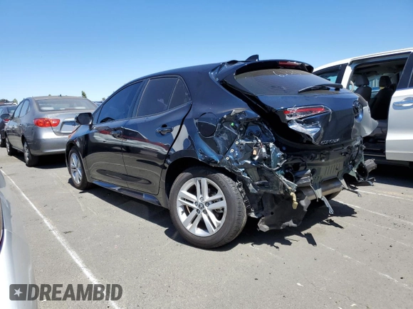 2022 Toyota Corolla Hatchback SE with VIN JTND4MBEXN3186220, listed as a Copart auction lot 63149424 with 15,331 mi miles and Salvage Title. Bid and sale history available at carsss.com. Image 2.