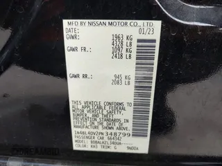 2023 Nissan Altima SV z VIN 1N4BL4DV2PN348799, wystawiony jako IAAI lot #42361675 z przebiegiem 54 285 mil mil oraz . Historia ofert i sprzedaży dostępna na DreamBid. Obrazek 9.