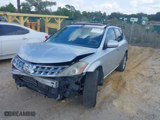 2007 Nissan Murano SL with VIN JN8AZ08T27W511679, listed as a IAAI auction lot 41511340 with 156,780 mi miles. Bid and sale history available at carsss.com. Image 2.