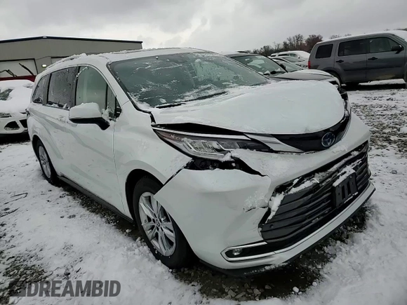 2022 Toyota Sienna Limited with VIN 5TDZSKFCXNS068163, listed as a Copart auction lot 81827224 with 40,821 mi miles and Salvage Title. Bid and sale history available at carsss.com. Image 12.