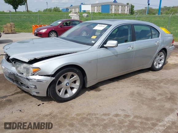 2003 BMW 7 Series 745Li with VIN WBAGN63443DR14666, listed as a IAAI auction lot 42088916 with 164,846 mi miles and . Bid and sale history available at DreamBid. Image 17.