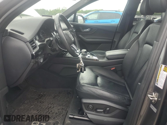 2019 Audi Q7 Premium with VIN WA1AAAF76KD009139, listed as a Copart auction lot 58584985 with 61,867 mi miles and Salvage title. Bid and sale history available at DreamBid. Image 7.