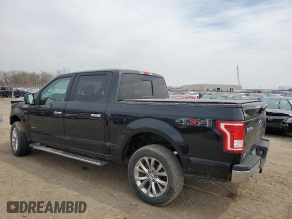 2017 Ford F-150 XL with VIN 1FTEW1EP4HKC59025, listed as a Copart auction lot 51977675 with 153,160 mi miles and Salvage title. Bid and sale history available at DreamBid. Image 2.