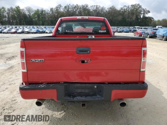 2009 Ford F-150 XL with VIN 1FTRF12W89KB16691, listed as a Copart auction lot 48011105 with 102,080 mi miles and Salvage Title. Bid and sale history available at carsss.com. Image 6.