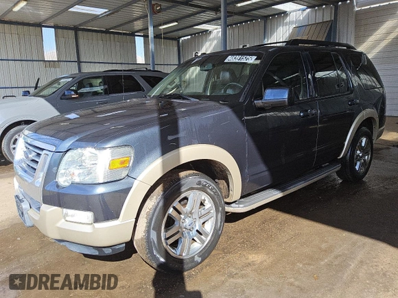 2010 Ford Explorer Eddie Bauer z VIN 1FMEU7E83AUA82099, wystawiony jako Copart lot #48391525 z przebiegiem 162 628 mil mil oraz Tytuł czysty. Historia ofert i sprzedaży dostępna na DreamBid. Obrazek 1.