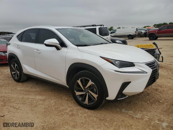 2021 Lexus NX with VIN JTJGARBZ5M5027535, listed as a Copart auction lot 51178055 with 68,861 mi miles and Salvage Title. Bid and sale history available at carsss.com. Image 4.