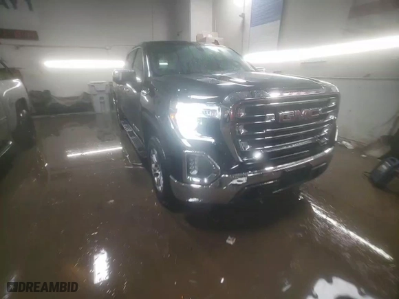 2020 GMC Sierra 1500 SLT with VIN 3GTU9DED9LG427879, listed as a Copart auction lot 44210895 with 45,414 mi miles and Salvage Title. Bid and sale history available at carsss.com. Image 13.