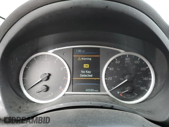 2019 Nissan Sentra S with VIN 3N1AB7APXKY333837, listed as a Copart auction lot 44355815 with 48,580 mi miles and Salvage Title. Bid and sale history available at DreamBid. Image 9.