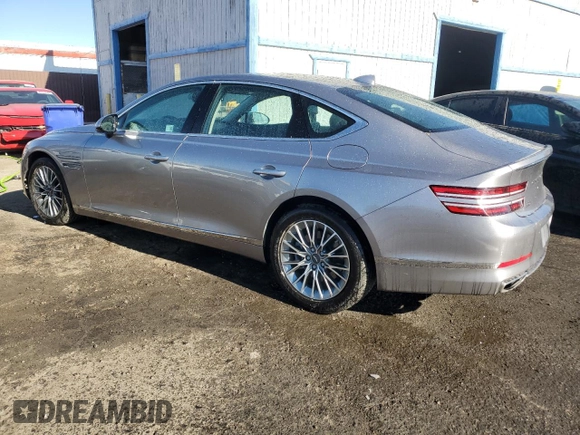 2024 Genesis G80 2.5T z VIN KMTGB4SC3RU225348, wystawiony jako Copart lot #86922404 z przebiegiem 15 752 mil mil oraz Szkoda całkowita • Salvage title. Historia ofert i sprzedaży dostępna na DreamBid. Obrazek 2.