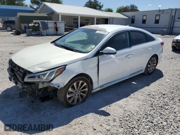 2015 Hyundai Sonata Limited with VIN 5NPE34AF7FH101524, listed as a Copart auction lot 52241465 with 136,586 mi miles and Salvage Title. Bid and sale history available at DreamBid. Image 1.