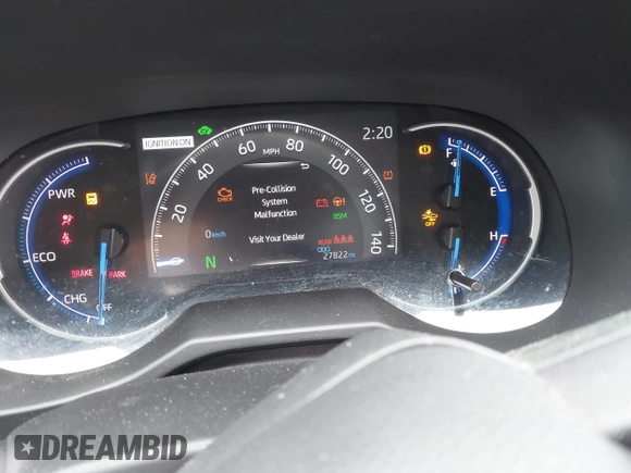 2023 Toyota RAV4 Hybrid XLE Premium z VIN 4T3B6RFV1PU120135, wystawiony jako IAAI lot #42371702 z przebiegiem 27 822 mil mil oraz . Historia ofert i sprzedaży dostępna na DreamBid. Obrazek 7.