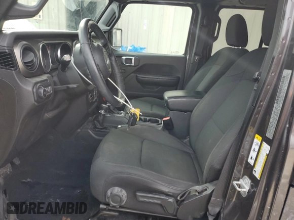 2019 Jeep Wrangler Unlimited Sport with VIN 1C4HJXDG0KW540190, listed as a Copart auction lot 42140675 with 66,470 mi miles and Salvage title. Bid and sale history available at DreamBid. Image 7.