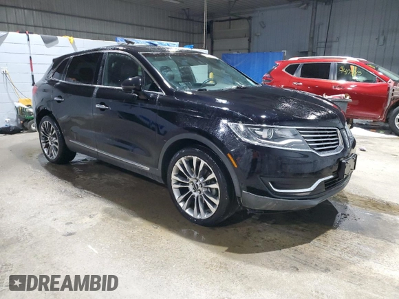 2016 Lincoln MKX Reserve with VIN 2LMTJ8LP4GBL60107, listed as a Copart auction lot 45212125 with 110,834 mi miles and Salvage Title. Bid and sale history available at DreamBid. Image 4.