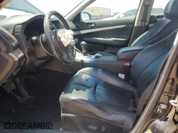 2008 Infiniti G35 Journey with VIN JNKBV61E38M203586, listed as a Copart auction lot 61967574 with 171,503 mi miles and Salvage Title. Bid and sale history available at DreamBid. Image 7.