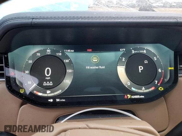 2023 Land Rover Range Rover Autobiography z VIN SALK19E76PA013770, wystawiony jako Copart lot #88916225 z przebiegiem 64 666 mil mil oraz Nie do naprawy • Non repairable. Historia ofert i sprzedaży dostępna na DreamBid. Obrazek 9.