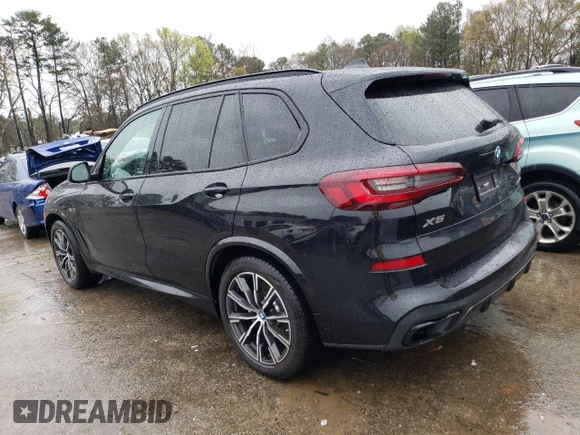 2022 BMW X5 xDrive45e with VIN 5UXTA6C04N9M33587, listed as a Copart auction lot 45260463 with 7,224 mi miles. Bid and sale history available at carsss.com. Image 2.