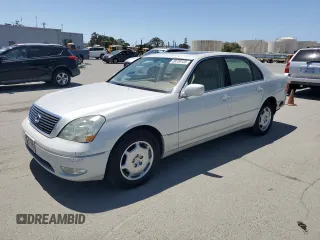 2002 Lexus LS 430 z VIN JTHBN30F620092104, wystawiony jako Copart lot #58739135 z przebiegiem 146 641 mil mil oraz Szkoda całkowita • Salvage title. Historia ofert i sprzedaży dostępna na DreamBid. Obrazek 1.