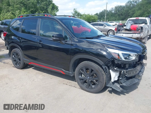 2021 Subaru Forester Special Sports with VIN JF2SKALCXMH545890, listed as a IAAI auction lot 42275690 with 76,461 mi miles and . Bid and sale history available at DreamBid. Image 1.