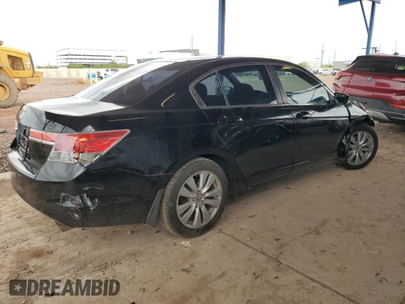 2012 Honda Accord EX with VIN 1HGCP2F70CA221798, listed as a Copart auction lot 59761945 with 125,948 mi miles and Salvage title. Bid and sale history available at DreamBid. Image 3.