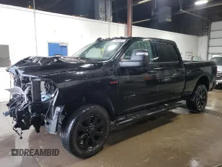 2023 Ram 2500 Laramie with VIN 3C6UR5FL6PG529066, listed as a Copart auction lot 71480884 with 44,574 mi miles and Salvage Title. Bid and sale history available at carsss.com. Image 1.